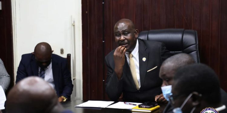 Chief Justice of Sierra Leone Desmond Edwards Meets with Magistrates