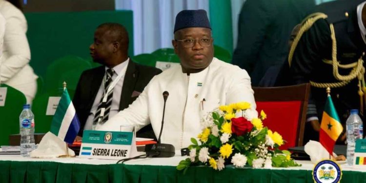 President Bio in Accra for Crucial ECOWAS Summit on Mali