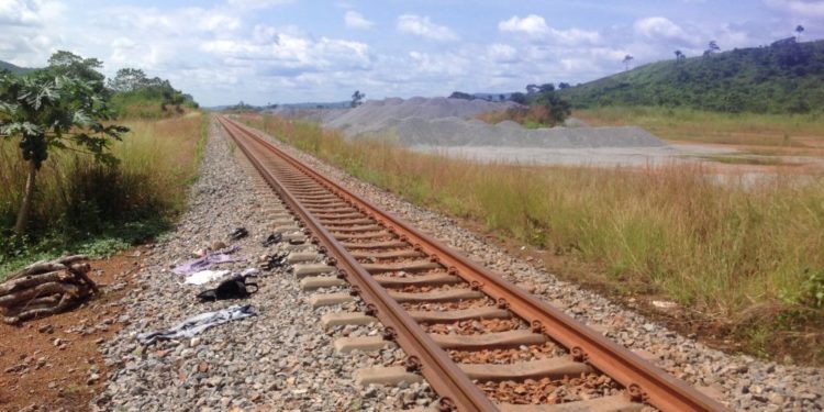 A Chinese built railwayway linking Tonkolili Mines to the port town of Pepel in northern Sierra Leone. Some workers filed a case against the companies that operated this railway over unlawful dismissal. Photo credit: Politico Newspaper.