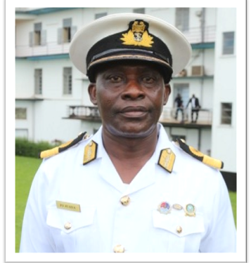 Commodore Philip Jesbert Juana, Chief of Sierra Leone Navy, Repulic of Sierra Leone Armed Forces (RSLAF). Photo Credit, Ministry of Defense, Sierra leone