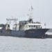 The highjacked Chinese fishing vessel, F/V Shenghai-2,after been rescued. Photo credit, Liberian Coast Guard