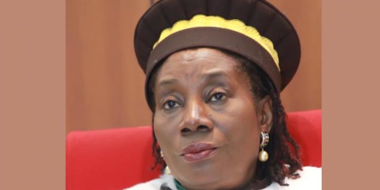 Justice Dupe Atoki of Nigeria presided over the case alongside two other judges. Phot credit, ECOWAS Community Court of Justice.
