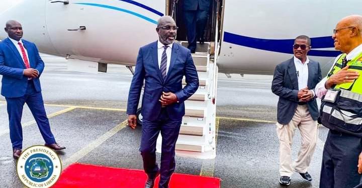 President Weah said Liberia has got the blessing of fellwo West African leaders. Photo credit, Executive Mansion.