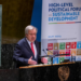 UN Secretary-General Antonio Guterres speaking at the opening of the Ministerial Segment of the HLPF on Sustainable Development at the UN headquarters in New York on July 17, 2023. Photo credit, Eskinder Debebe, UN.