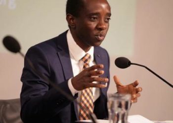 Cherno Bah, Minister of Information and Civic Education. Photo credit, Twitter image