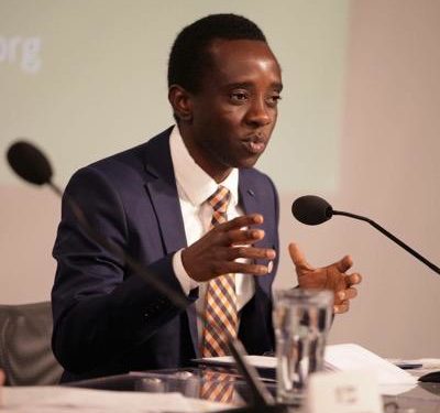 Cherno Bah, Minister of Information and Civic Education. Photo credit, Twitter image