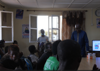 SLYDCL organized a session to engage drug users in observance of the day. Photo credit, Ibrahim Barrie, ManoReporters