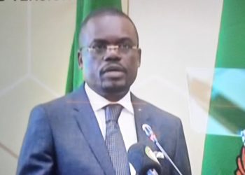 Africa CDC Director General Jean Kaseye. Photo credit, kemo Cham, ManoReporters