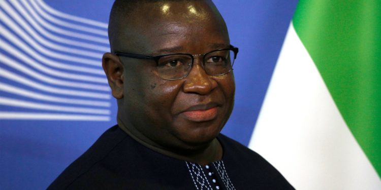 President Julius Maada Bio, photo credit, Media Foundation for West Africa.