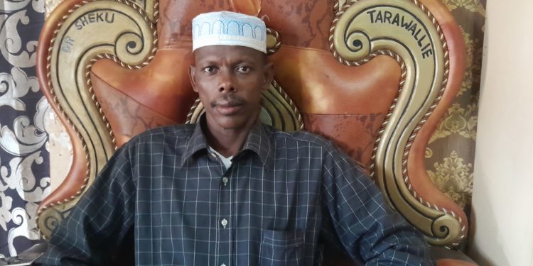 Dr ShekuTarawallie, President of the Traditional Healers Council Sierra Leone. Photo credit, Kemo Cham, ManoReporters.