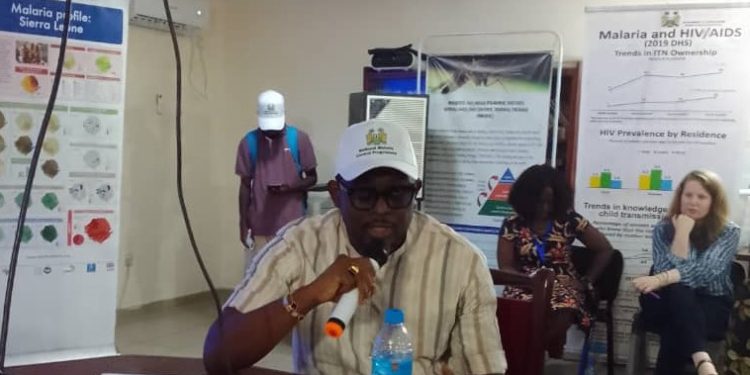 Dr. Desmond Maada Kangbai, Program Manager of the Expanded Programme on Immunization. Photo credit, Mohamed Sahr, ManoReporters.