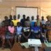 Beneficiary journalists pose with the trainer and BAN officials after the training. Photo credit, Juliana E. P. Kabba, ManoReporters