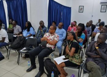 Participants at the training on Friday, May 17, 2024. Photo credit, Health Alert Sierra Leone