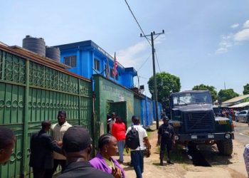 The headquarters of the LDEA was in total chaos on Monday when DG Abraham Kromah faced-off with his Deputy for Operations, Hassan Fadiga. Image, Liberian Observer