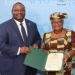 Sierra Leone Ambassador to Switzerland, Lansana Gberie, presents the country’s ‘instrument of acceptance’ to WTO Director-General Ngozi Okonjo-Iweala in Geneva on Friday, July 19, 2024. Image, WTO.