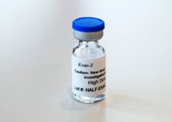 The novel iEVac-Z Ebola vaccine. Image, Dr Alhaji Umar Njai.