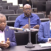 Africa CDC boss and some health officials of the DRC appear at a press conference on Tuesday, August 20. Image, Screengrab of presser, Kemo Cham