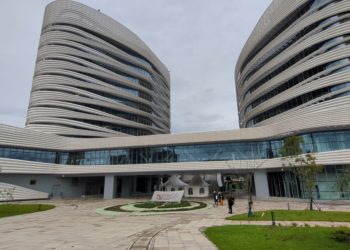 Africa CDC headquarters in Addis Ababa, Ethiopia. Image, Kemo Cham, ManoReporters.
