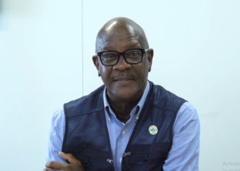 Dr Austin Demby, Minister of Health of Sierra Leone. Image, screegrab, ManoReporters