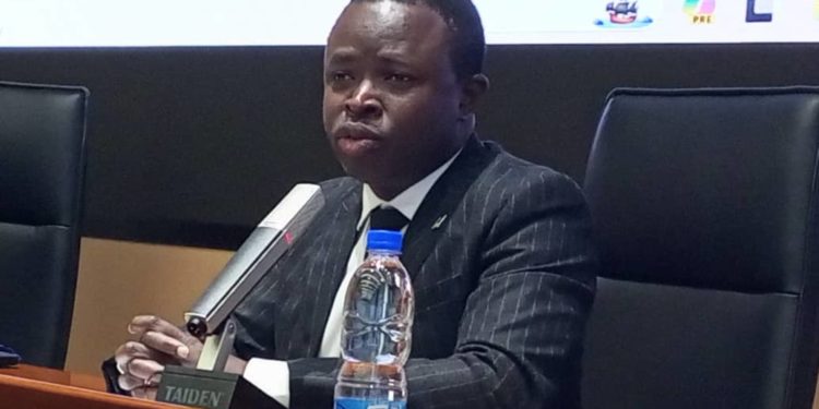 Dr Raji Tajudeen Mohamed, Deputy Director General of the Africa CDC, addressed journalists at the Africa CDC headquarters in Addis Ababa, Ethiopia, August 19, 2024. Image, Kemo Cham, ManoReporters.