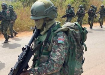 Gambian troops. Image, West africa Democracy Radio