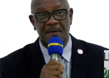 Minister of Health of Sierra Leone, Dr Austin Dembi address journalist at the Miatta Conference Center in Freetown on Tuesday, October 22, 2024. Image, a screengrab of facebook live video of the Ministry of Information and Civic Education.