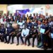 Participants and trainers from the Koffi Anan International Peacekeeping Training Center pose for a group photo in Freetown, October 10, 2024. Image, Cheryl Thomas, ManoReporters.