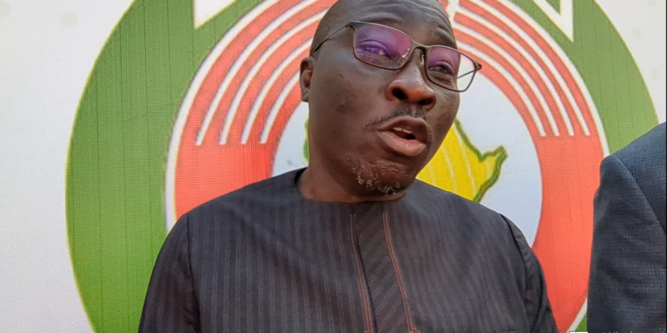 Edwin Harris Jnr, GIABA DG, wants West African leaders to take hash measure that will deter cartels from taking over the region's governance. Image, Kemo Cham, ManoReporters