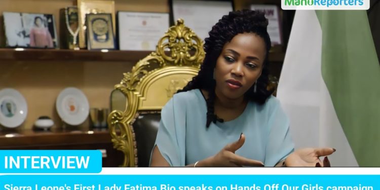 (VIDEO) Interview: First Lady Fatima Bio speaks on Hands of Our Girls Campaign