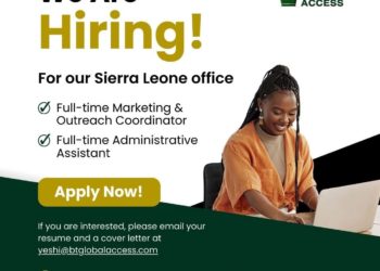 We are Hiring in Sierra Leone! BT Global Access