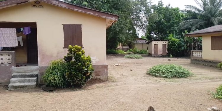 A deserted Yoni Amputee and War Wounded Camp situated in the outskirts of Pujehun Town. Photo credit, Brima Sannoh, ManoReporters, Pujehun District.