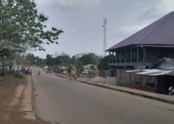 The central part of Pujehun Township on 25th May, 2025. Image, Brima Sannoh. ManoReporters.