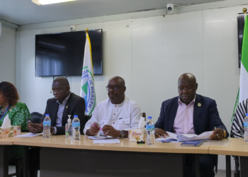 NPHA officials attend press conference alongside represnettaives from WAHO and IP Dakar on June 11, 2025. Image, Kemo Cham, ManoReporters.