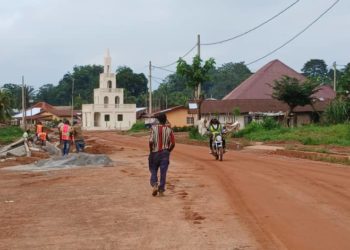 Gobaru Town, a community in Kpanga Krim Chiefdom, Pujehun District, where more people suffered political violence in the district, on 15th July, 2025. Image, Brima Sannoh, ManoReporters.