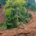 A scene of the mudslide in Dinbiltor Section of Kaya Town in Neni Chiefdom, Koinadugu District. Image, Tejan Macavoray.