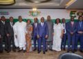 ECOWAS Health Ministers who met in a ministerial conference ahead of ELFIC2025 in Abidjan, Cote d'Ivoire. Image, WAHO.