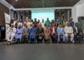 Participants pose for a group photo after the opening courtesies of the high level Africa CDC engagement on Mental Health Law in Sierra Leone on Monday, September 15, 2025. Image, Steven 'Roman' Lahai, ManoReporters.