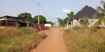 A view around Y-Junction in Pujehun Town, Kpanga Chiefdom, Pujehun District, on Monday 22nd December, 2025. Image, Brima Sannoh, ManoReporters.