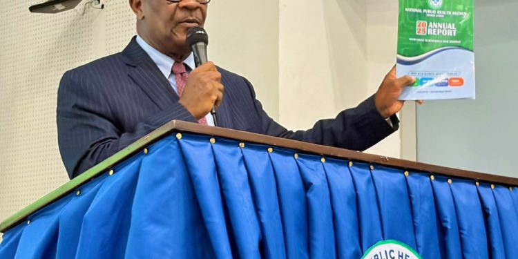 Dr Austin Demby, Minister of Health Sierra Leone. Image, MoH Sierra Leone