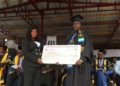 Samuel Kamara emerged Best Overall Graduate with an impressive GPA of 4.88, with a B.Sc. in Development Studies from the Magburaka Campus. Image, ACTB.