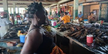 47-year-old Hawa Sheriff is one of the traders at Pujehun Central Market. Image, Brima Sannoh, ManoReporters. Wednesday 28th January, 2026.