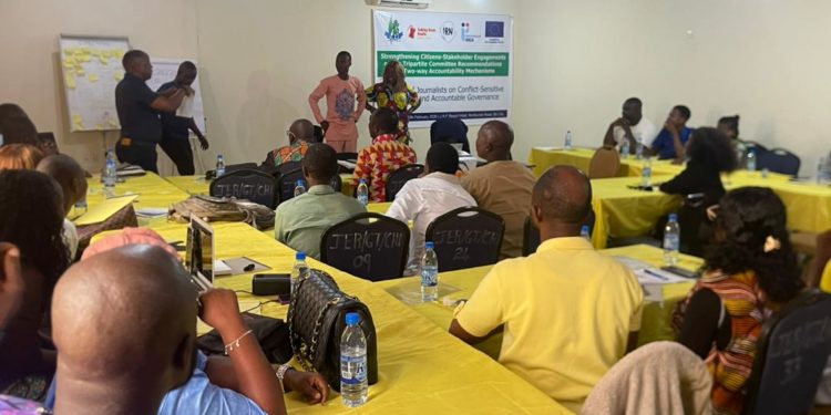 Journalists from the Southern Region attend a training in Bo on Friday, 20th, 2026. Image, Brima Sannoh, ManoReporters.