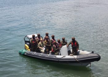 The two-week long exercise works through multinational cooperation and maritime domain awareness. Image, Africom.