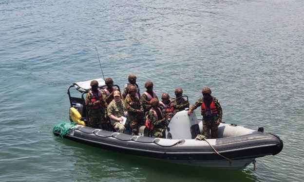 The two-week long exercise works through multinational cooperation and maritime domain awareness. Image, Africom.
