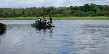 Pujehun District is surrounded by several major water bodies and tributaries, including the Maleny River, Wanjie River, Moa River and the Atlantic Ocean, which stretches toward the Sierra Leone-Liberia border. Many communities within the district heavily depend on the water routes for transportation, fishing, farming and petty trading. Image by Brima Sannoh, ManoReporters.