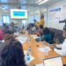 Officials from the National Public Health Agency and the Children’s Advocacy Forum address journalists and bloggers at the EOC on Tuesday, September 29, 2026. Image, Kemo Cham, ManoReporters.